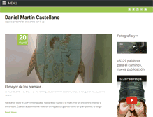 Tablet Screenshot of danielmartincastellano.com